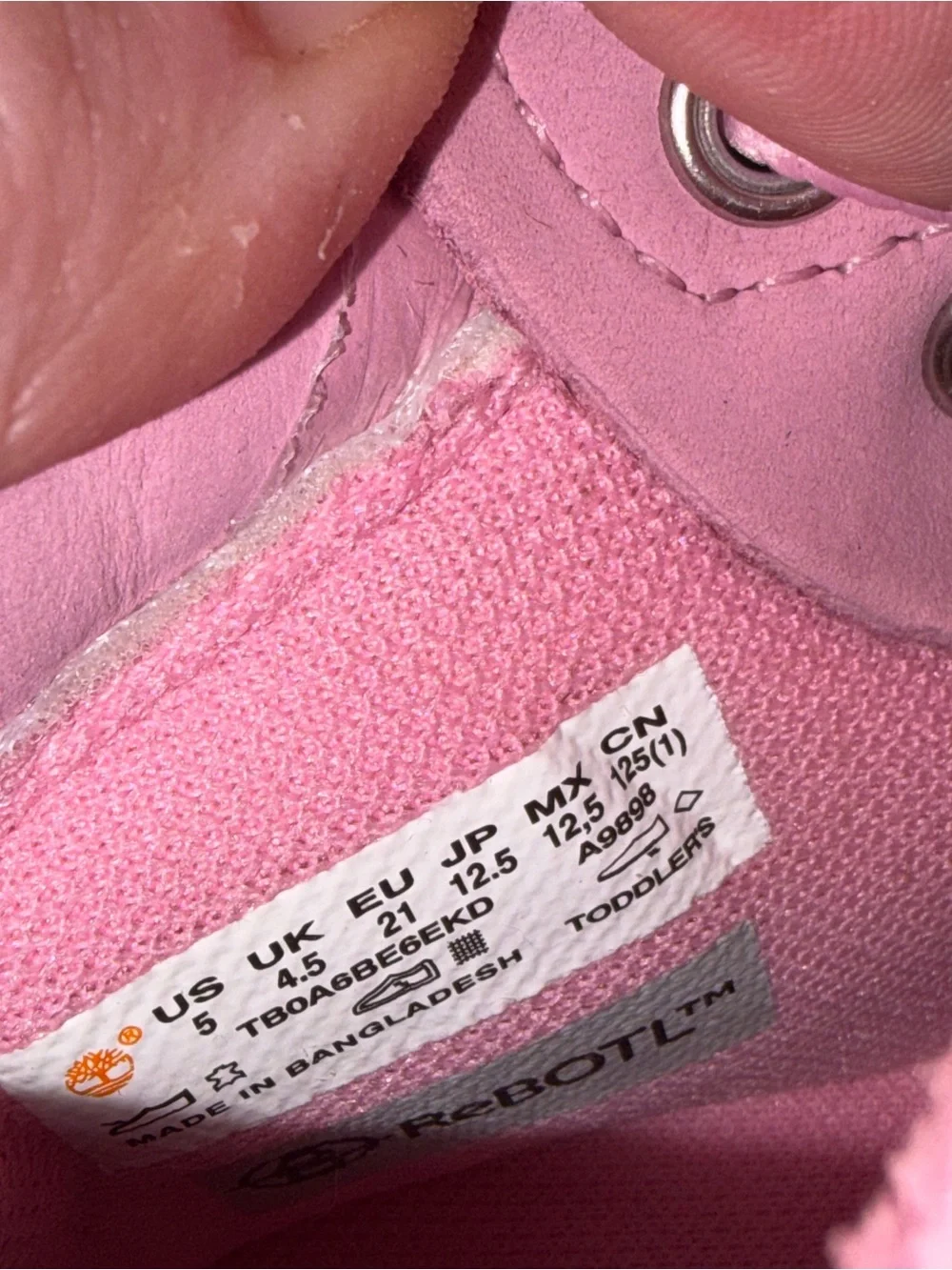 Pink Timberland Boots